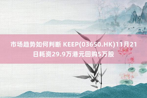 市场趋势如何判断 KEEP(03650.HK)11月21日耗资29.9万港元回购5万股